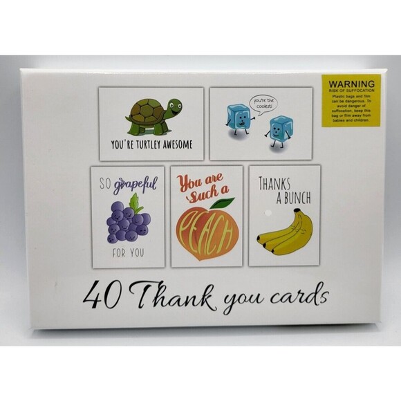 Funny Thank You Recognition Appreciation Cards student teachers NEW -40pack - Picture 1 of 5